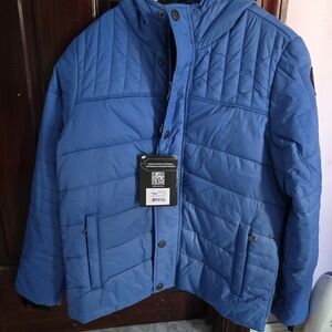 Pajar Kids Vibrant Blue Hooded Puffer Coat